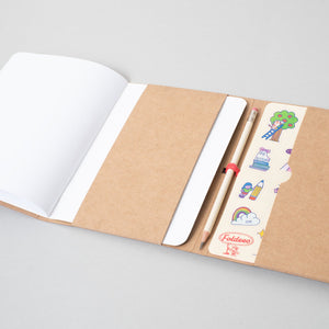 Foldeeo Notebook Folio Bear & Bunny B6 Size