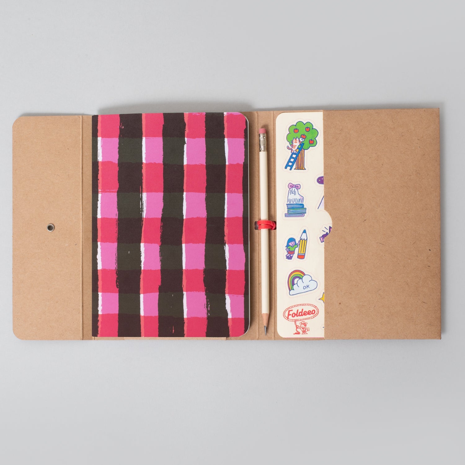 Foldeeo Notebook Folio Big Gingham B6 Size