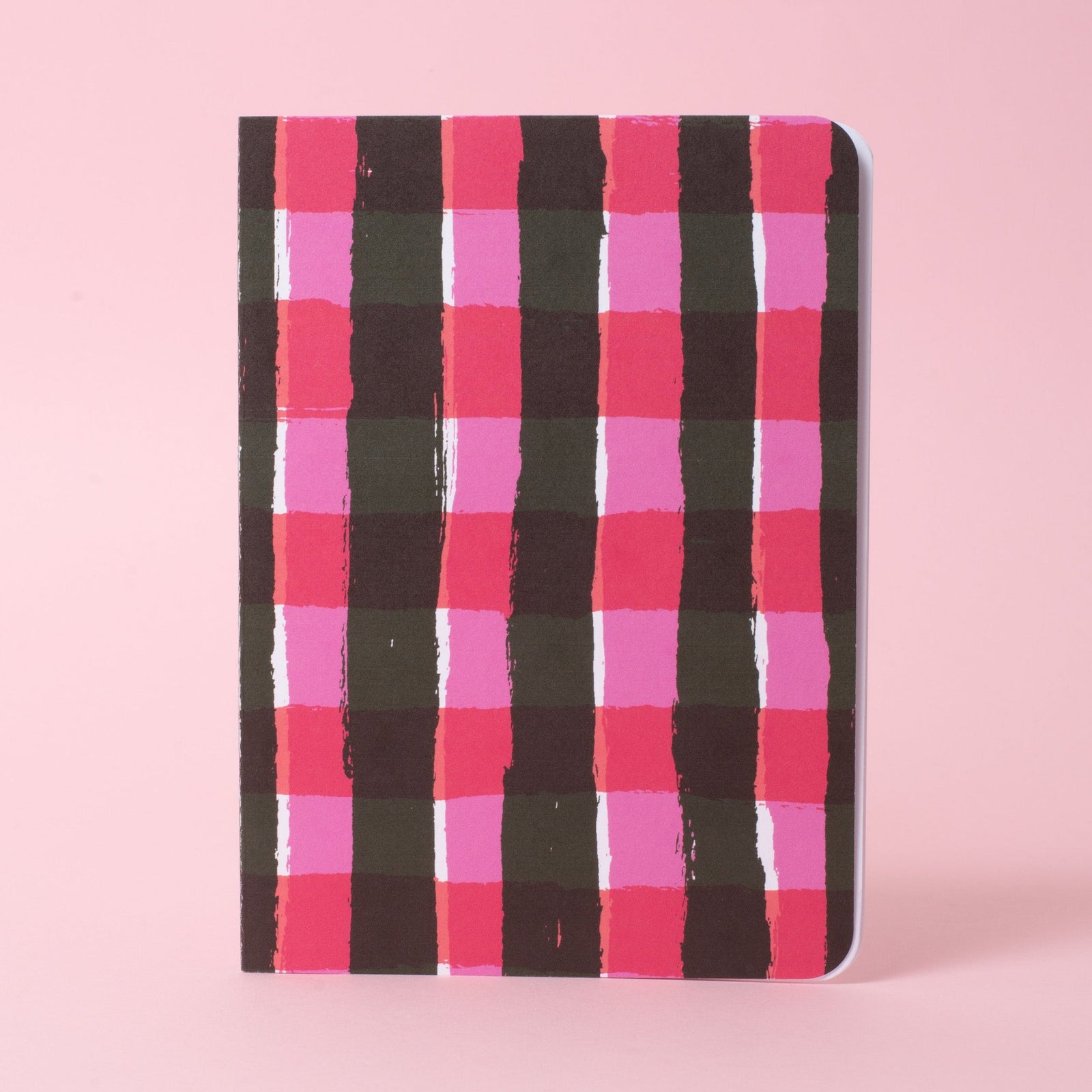Big Gingham B6 Blank Notebook