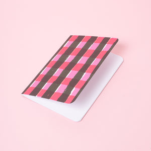 Big Gingham B6 Blank Notebook
