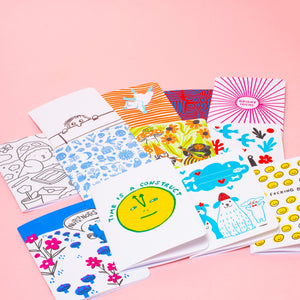 Seaweed Pattern B6 Softcover Blank Notebook