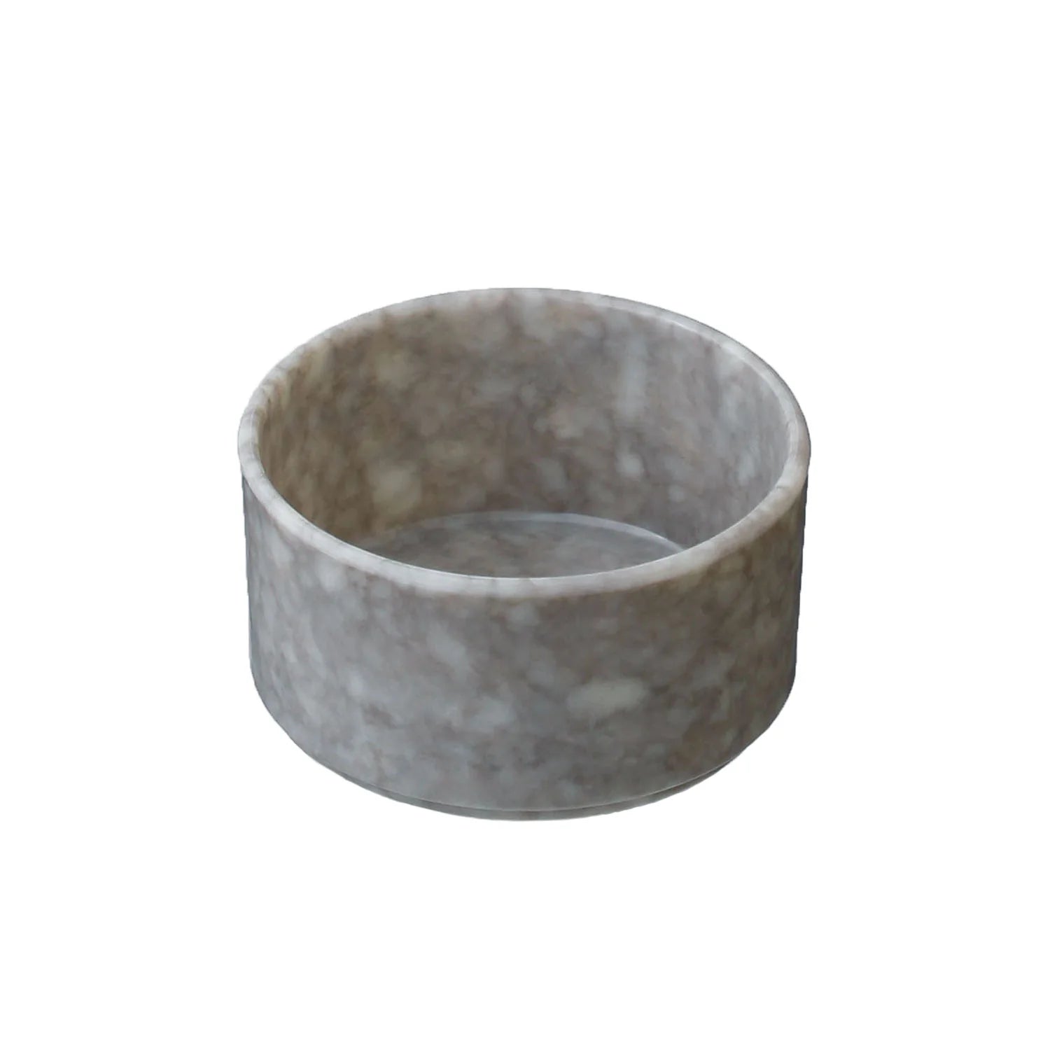 Medium Marbled Melamine Stacking Tray, Grey